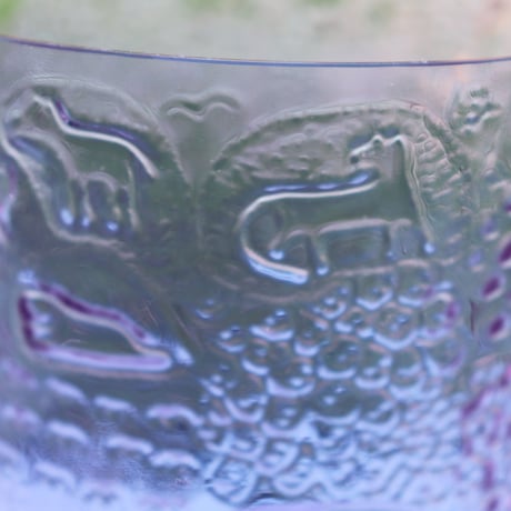 Nuutajarvi Fauna purple bowl