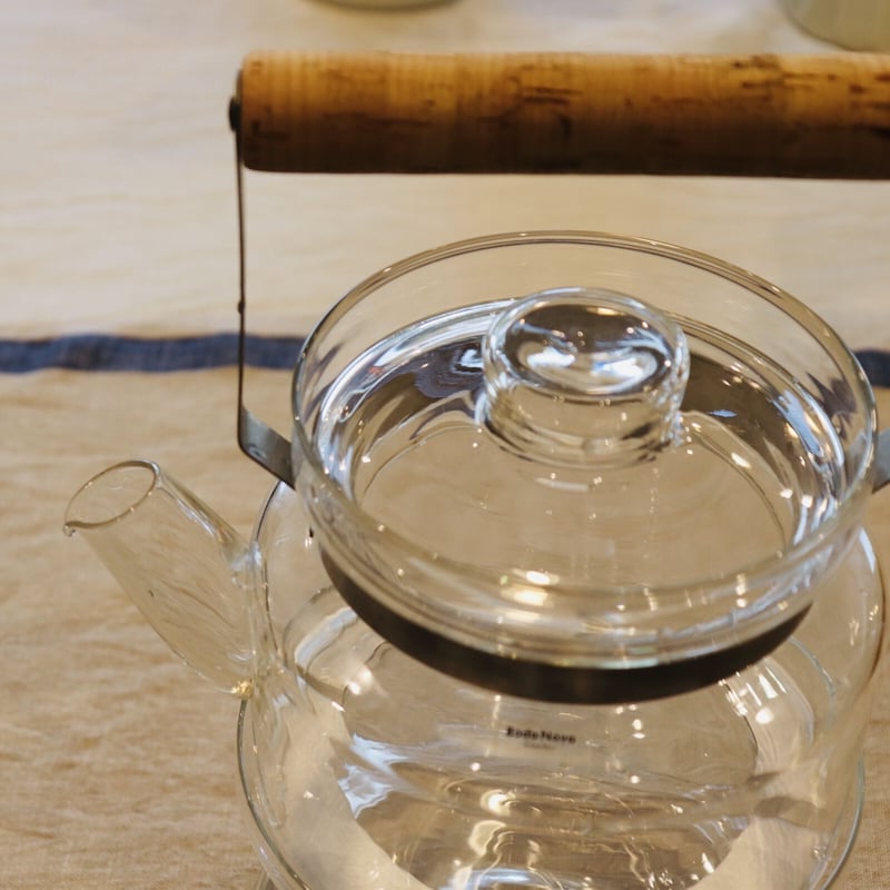 boda nova ボダノバ ティーポット Boda Nova glass teapot and warmer M size | plum