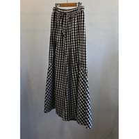 raha edodaki gingham check wide pants