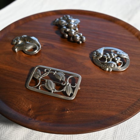 Georg Jensen moonlight grape  brooch (oval)