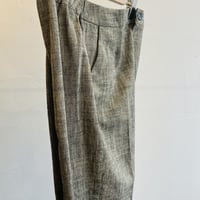 miho umezawa cotton slab yarn straight pants