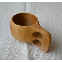 Vintage wooden cup or kåsa, kuksa, guksi