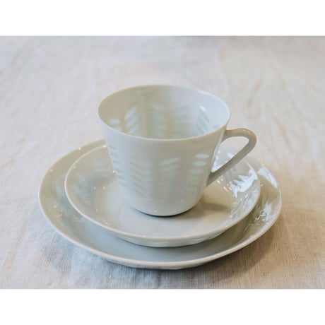 Arabia rice  coffee  c/s + dessertplate set  A