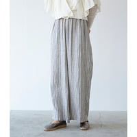 miho umezawa twist linen frill relaxing pants