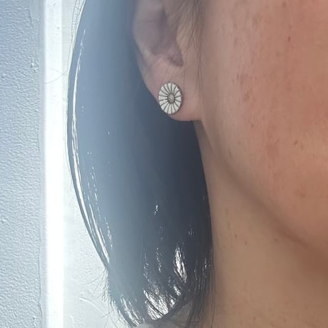 Georg Jensen daisy pierce (silver gold plated)