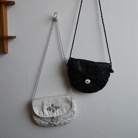 vintage saami shoulder bag with embroidery