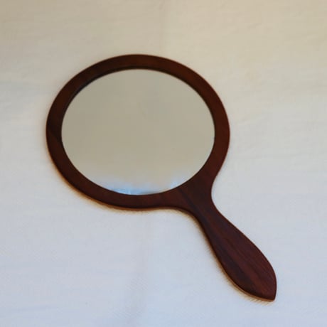Vintage teak mirror