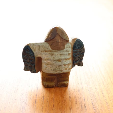 Lisa Larson fisherman figurine