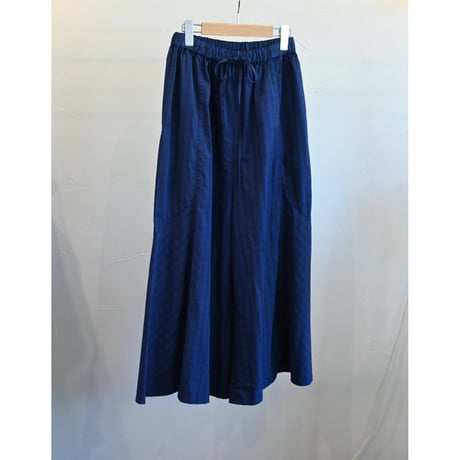 raha edodaki gingham check wide pants