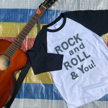 Rock and Roll & You!／ラグランシャーツ（七分袖）