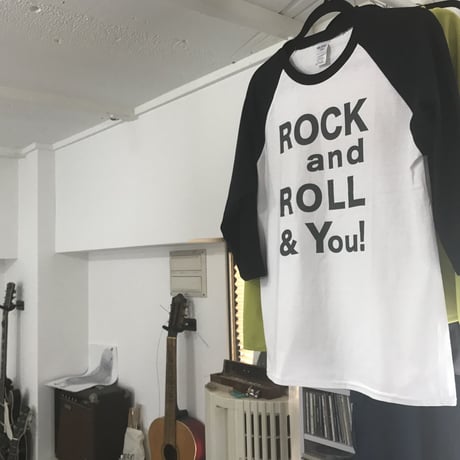 Rock and Roll & You!／ラグランシャーツ（七分袖）