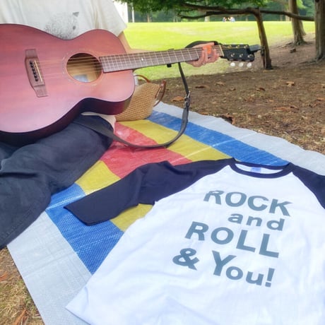 Rock and Roll & You!／ラグランシャーツ（七分袖）