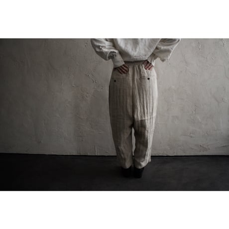 Ankle Length Easy Sarouel Pants / 〼〼:masumasu
