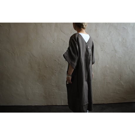 NON-SLEEVE linen viyella / kapoc