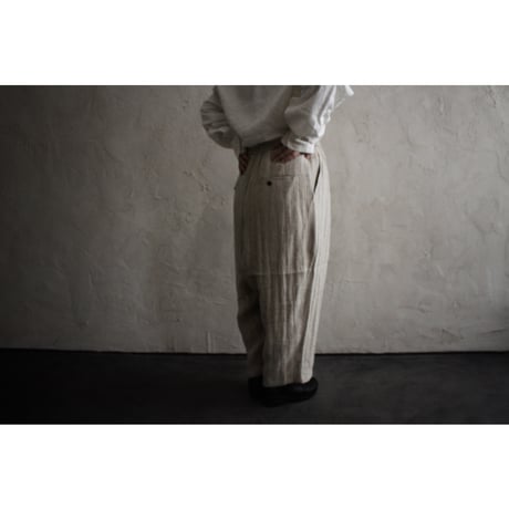 Ankle Length Easy Sarouel Pants / 〼〼:masumasu