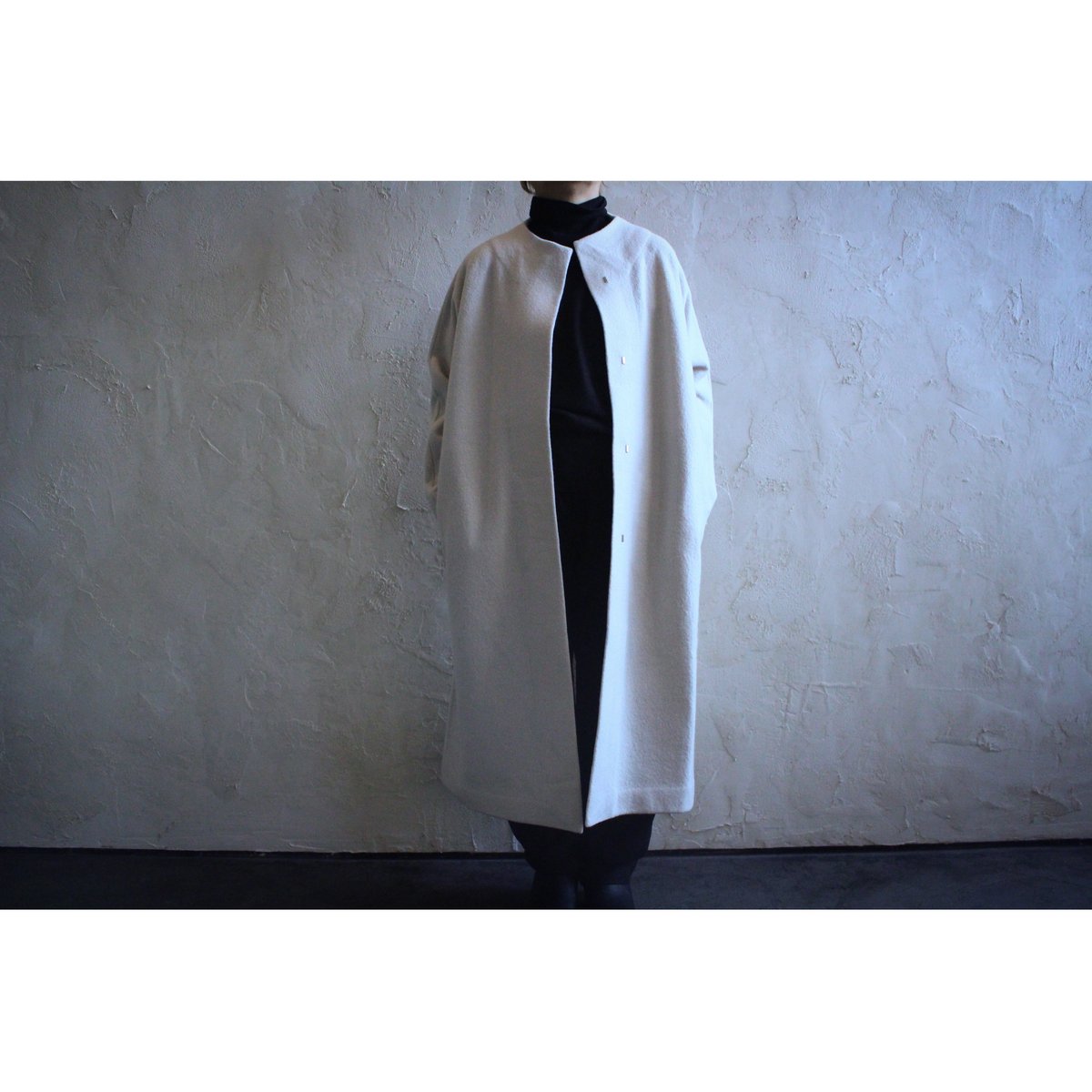 press wool long coat / evam eva | SoL