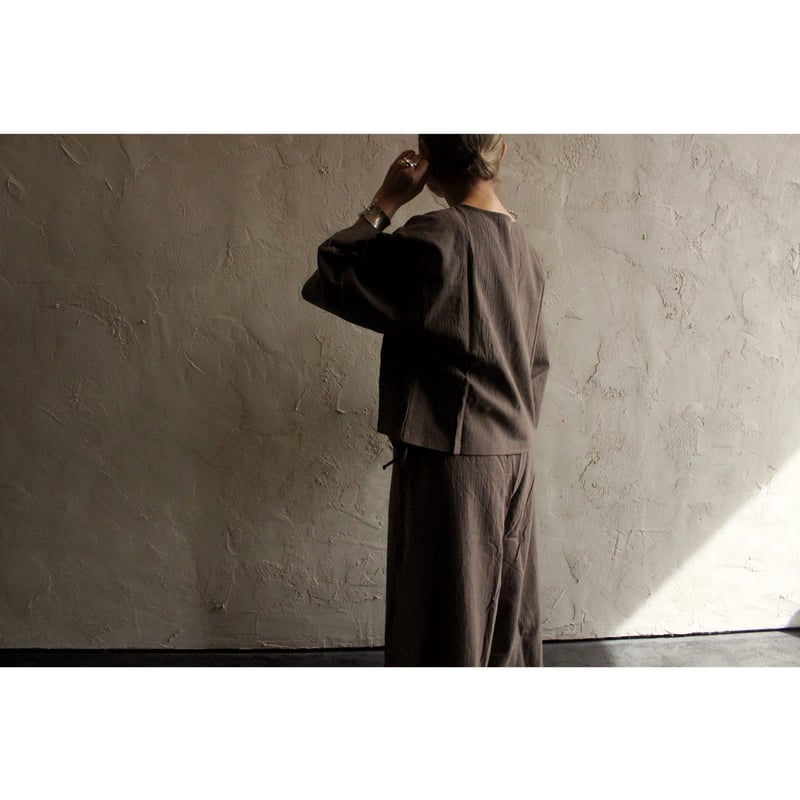 Boheme wrap top / seed and soil | SoL