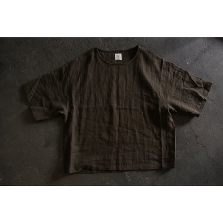 Crew Neck Half Sleeve Over Pullover / 〼〼:masumasu