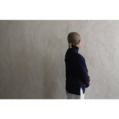 ソフトコットンZIP-UPカーディガン / homspun