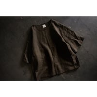 Crew Neck Half Sleeve Over Pullover / 〼〼:masumasu