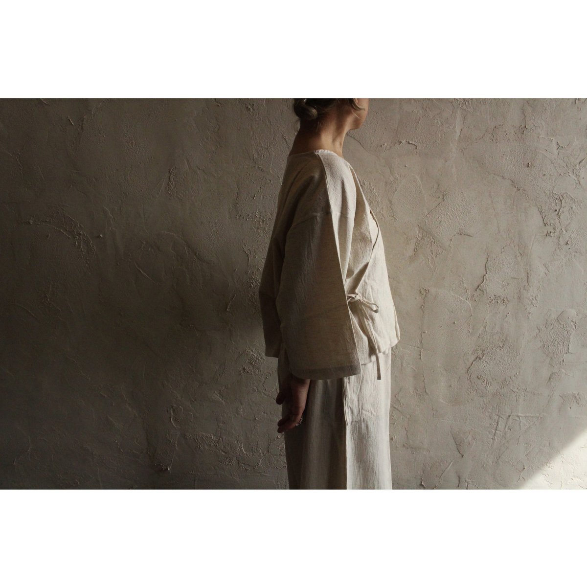 Boheme wrap top / seed and soil | SoL