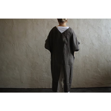 NON-SLEEVE linen viyella / kapoc