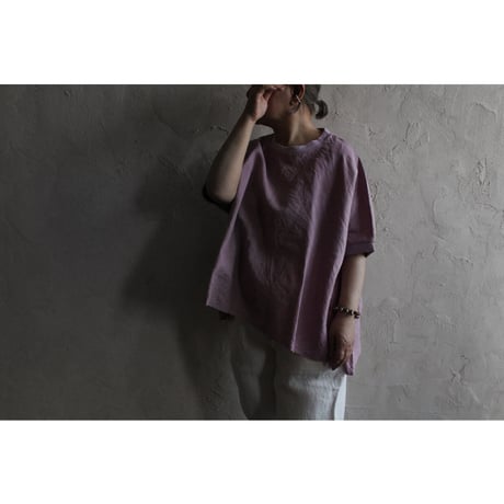 LINEN WIDE PULLOVER TEE / ORDINARY FITS