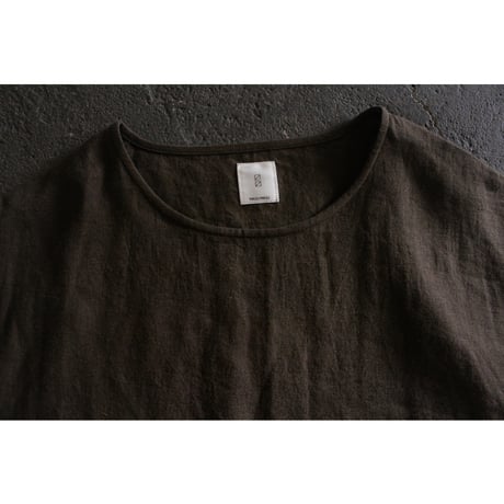 Crew Neck Half Sleeve Over Pullover / 〼〼:masumasu