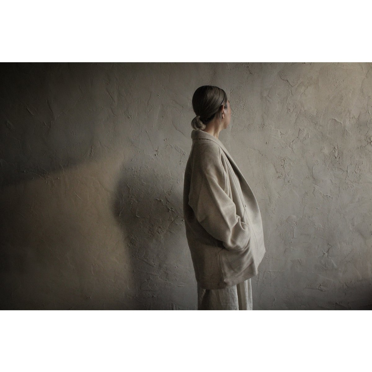 ウールシルクキャメル半纏ブルゾン / MITTAN | SoL