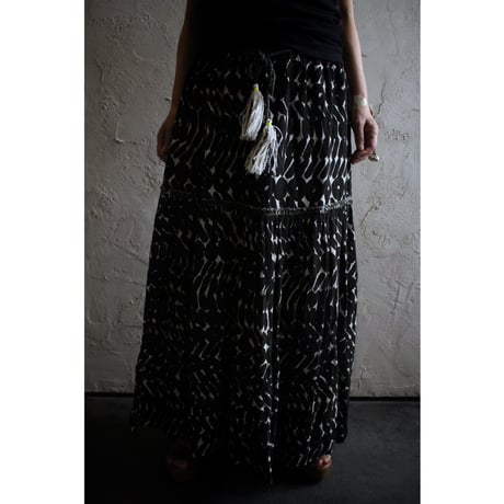 tree of life Kala cotton 切替えギャザースカート / YURTAO