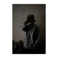 大麻シャツ大 薄炭 / MITTAN