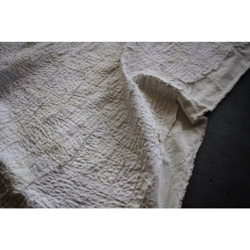 カディ刺し子柄マルチユース ベンガラ白 / MITTAN | SoL