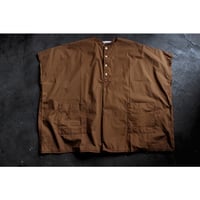 コットンミニチェックBIGブラウス / homspun