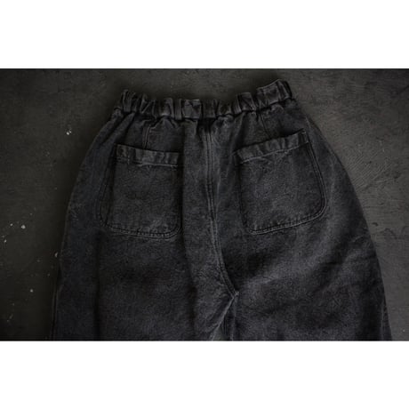 亜麻苧麻ロングパンツ 炭 / MITTAN