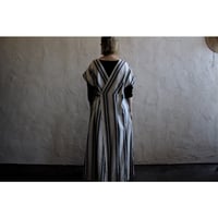 APRON DRESS native stripe / WONDER FULL LIFE