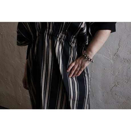 NEO KAFTAN DRESS native stripe / WONDER FULL LIFE