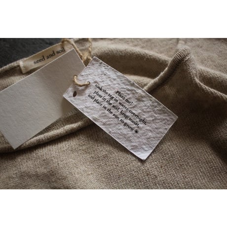 Comfy knit top / seed and soil