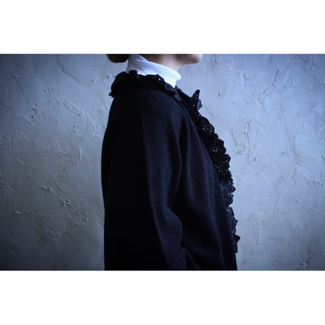 ANTIQUE LACE KNIT CARDIGAN / Gauze#