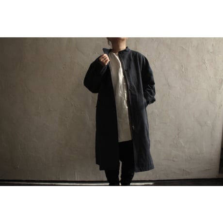 cotton hemp raglan coat / evam eva