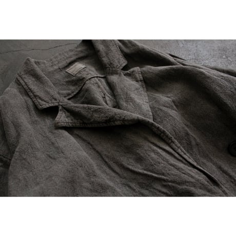 Back-Open Peak Lapel Double-Breasted Over Jacket / 〼〼:masumasu