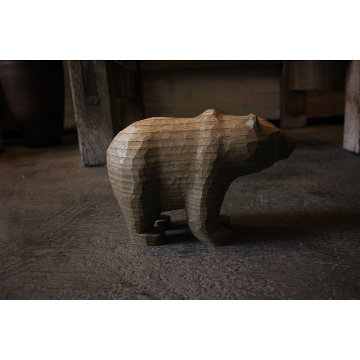 ヒグマ(鉄染) / ミタニ木工 | SoL