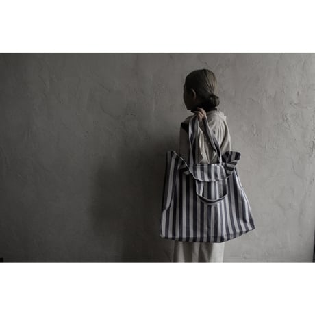 先染め帆布バッグ / homspun