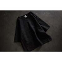 Crew Neck Half Sleeve Over Pullover / 〼〼:masumasu