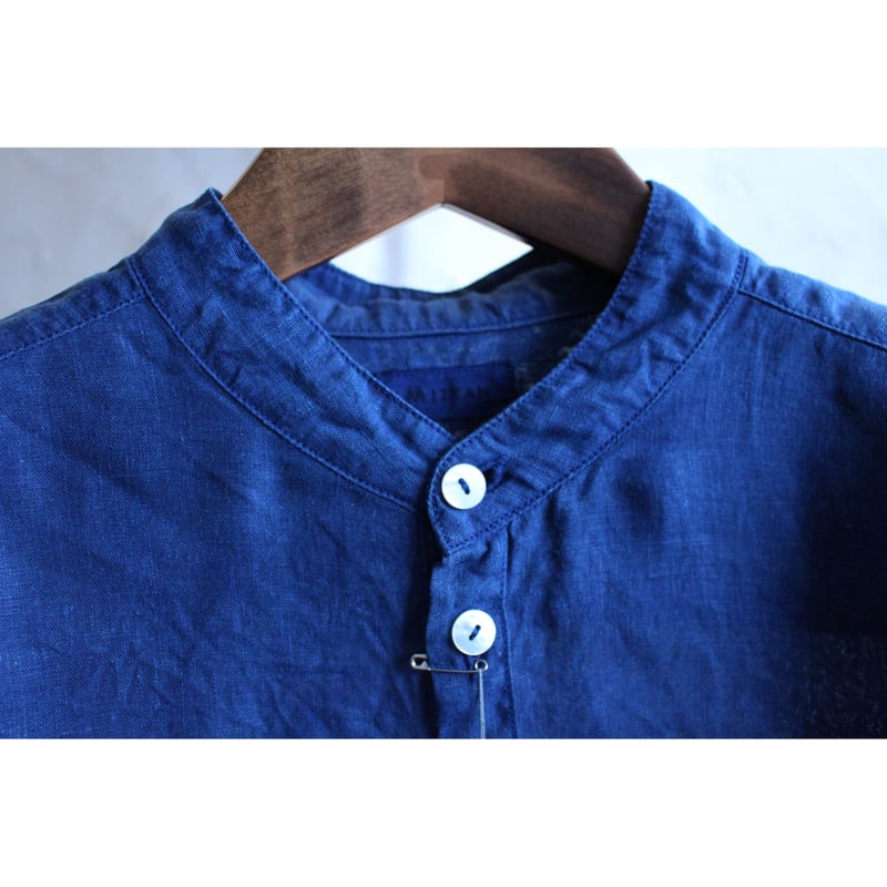 大麻シャツ 藍(草木染) / MITTAN | SoL
