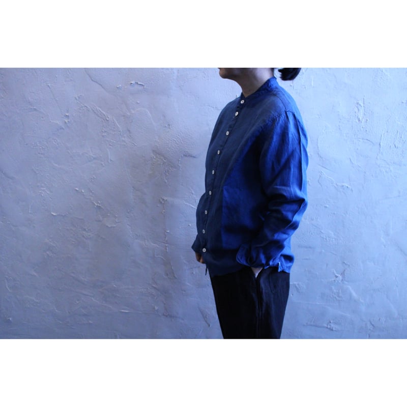 大麻シャツ 藍(草木染) / MITTAN | SoL