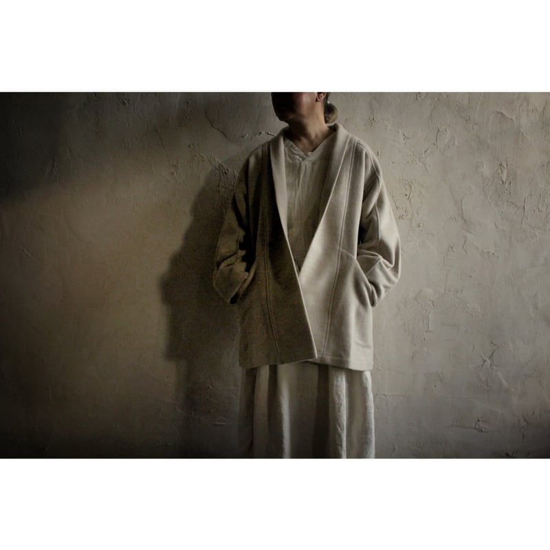 ウールシルクキャメル半纏ブルゾン / MITTAN | SoL