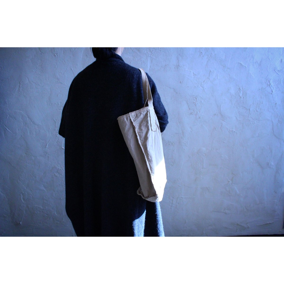 レイヤードバッグ大(草木染)胡桃 / MITTAN | SoL