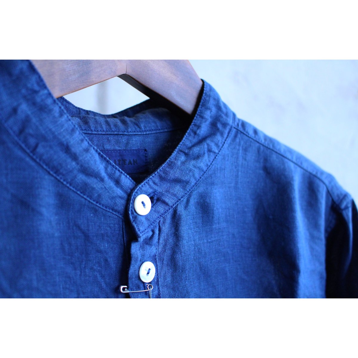 mittan 大麻シャツ　藍染 MITTAN / 大麻シャツ 藍 SH-132C / unisex – PINT_MN