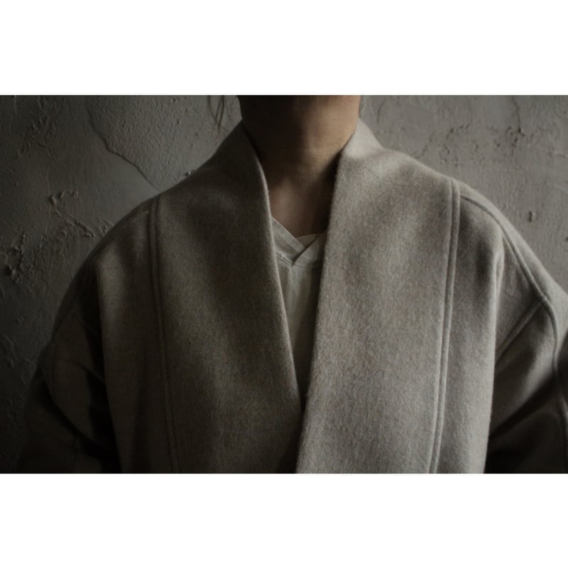 ウールシルクキャメル半纏ブルゾン / MITTAN | SoL