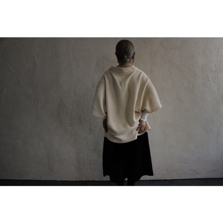 High Waist 2 Tuck Wide Half Trousers / 〼〼:masumasu